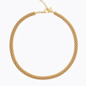 Classic Rope Necklace Gold Gold