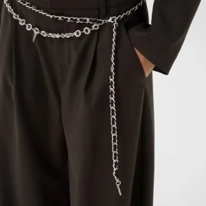 Zinna Chain Belt, Silver