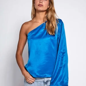 Portia Top, Strong Blue