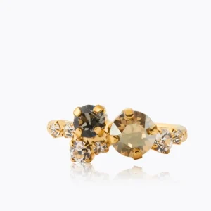 Stardust Ring Gold , Black Golden Combo