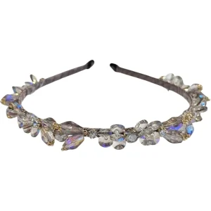 Crystal Hair Band , Taupe
