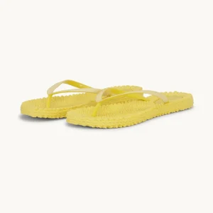 Flip Flops med Glitter - Pale Banana