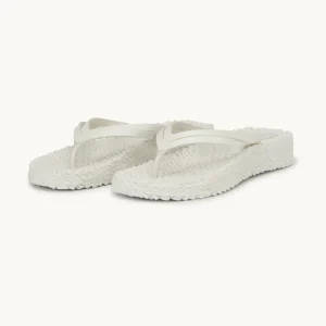 Flip Flops med Plattformsåle - Creme