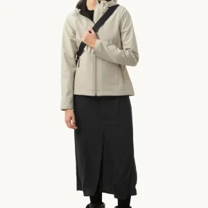 Short Softshell Raincoat - Bleached Sand