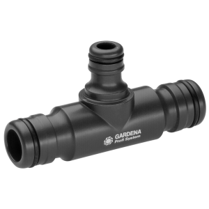Gardena Profi Maxi-Flow T-Kobling – 1 x 13mm (1/2″) 2 x 19mm (3/4″)