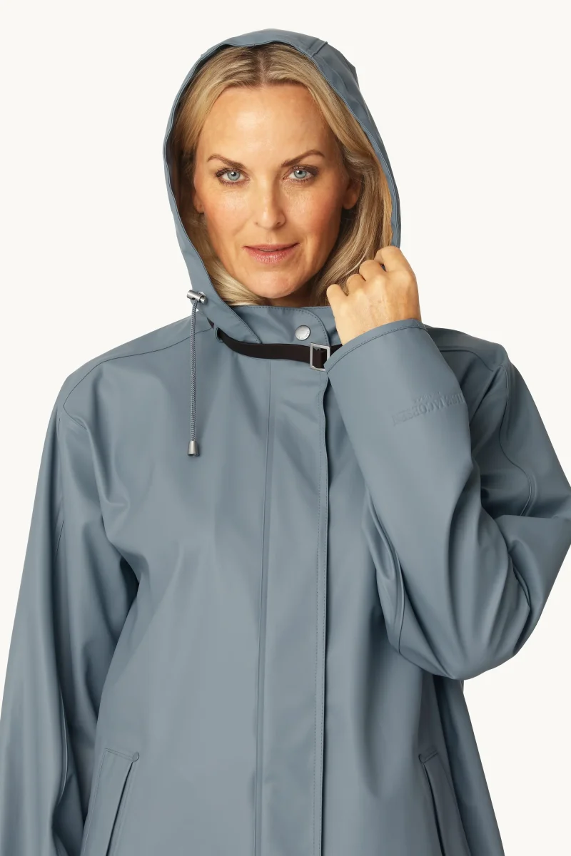 Raincoat - Grey Blue - Image 5